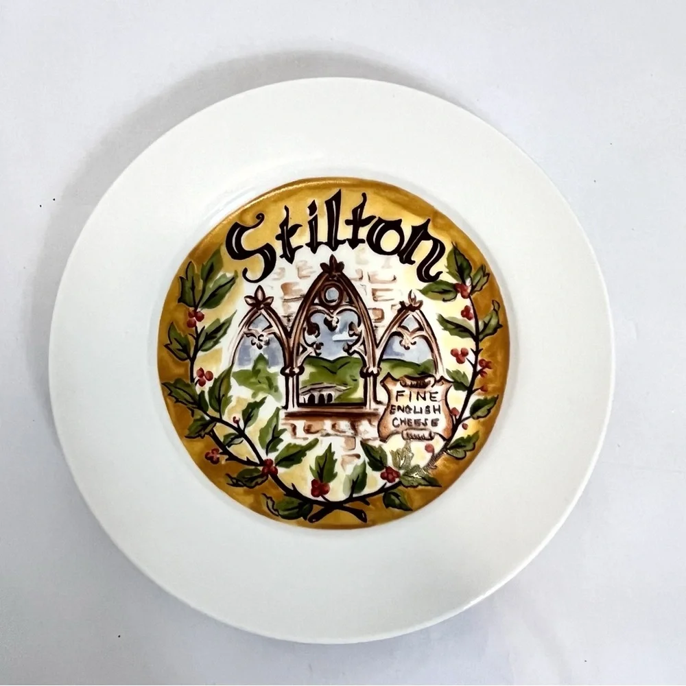 Restoration Hardware Plates French Cheese Appetizer Dishes 7.5” Set Of 4